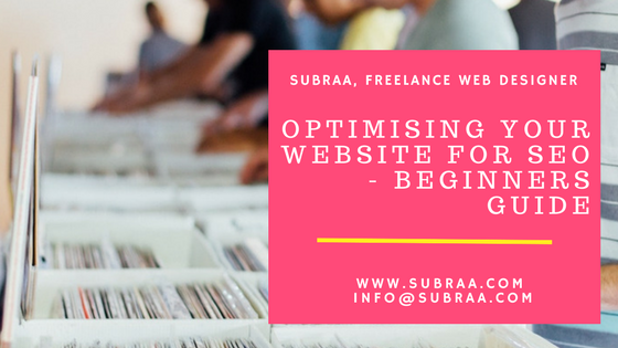 Freelance Web Designer Singapore - Subraa